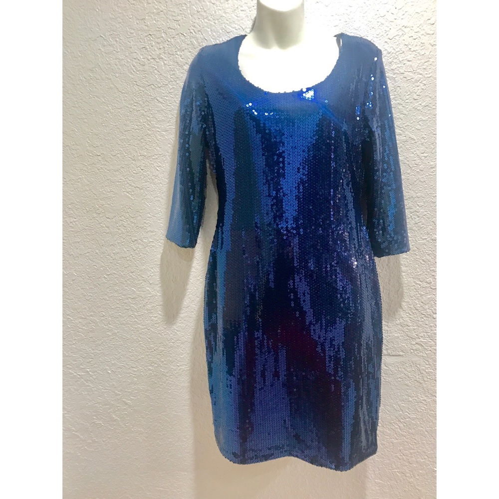 ❌Blue Sequence Cocktail Dress